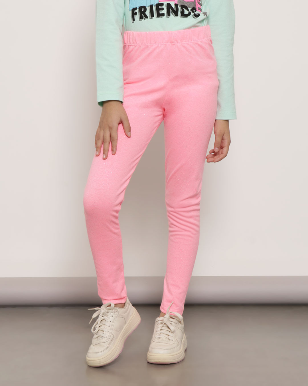 Calca-Legging-Infantil-Glitter-Neon-Rosa