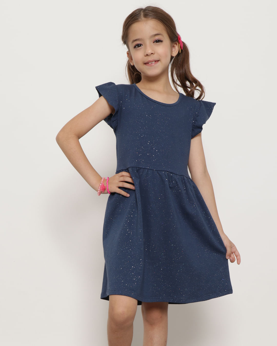 Vestido-Infantil-Evase-Com-Glitter-Marinho