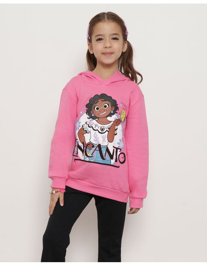 Blusao-Infantil-Moletom-Com-Capuz-Encanto-Disney-Rosa