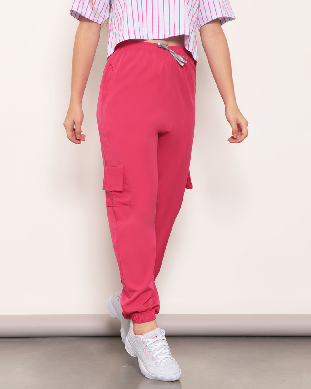 Calca-Juvenil-Jogger-Bolso-Cargo-Rosa-