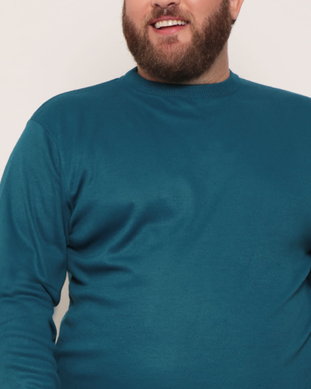 Sueter-Plus-Size-Masculino-Trico-Azul