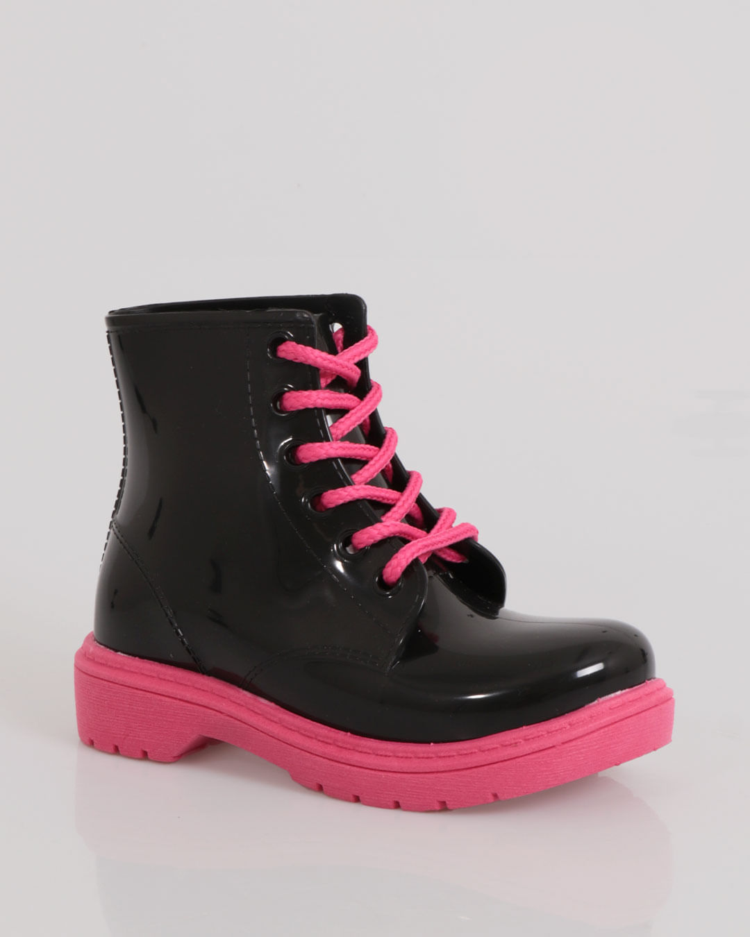 Bota-Bebe-Coturno-Cano-Medio-Rosa-Com-Preto