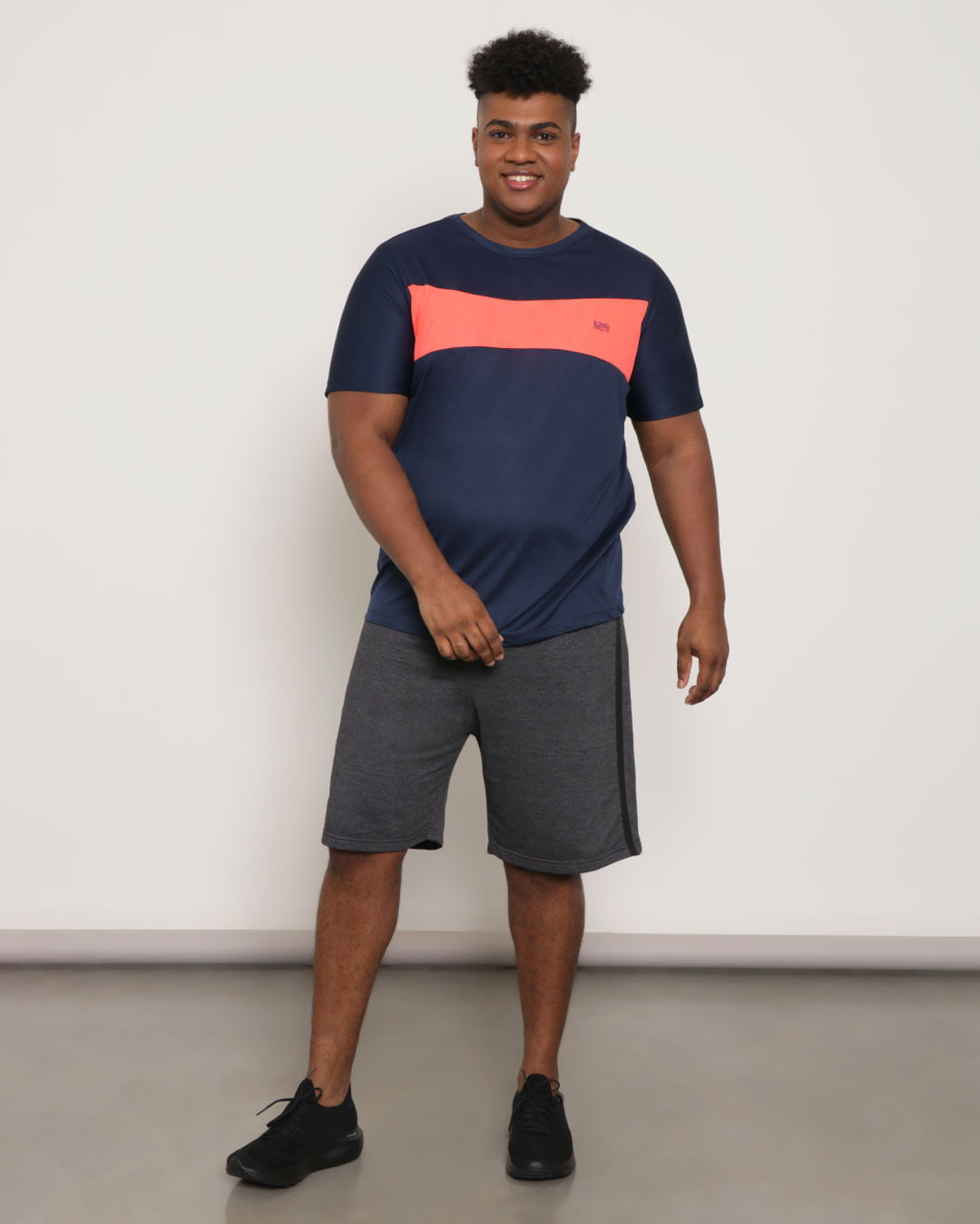 Camiseta-Masculina-Plus-Size-Fitness-Recortes-Marinho-