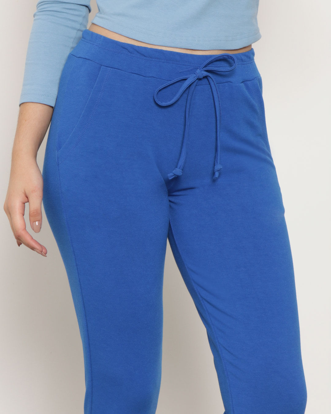 Calca-Feminina-Moletinho-Jogger-Azul