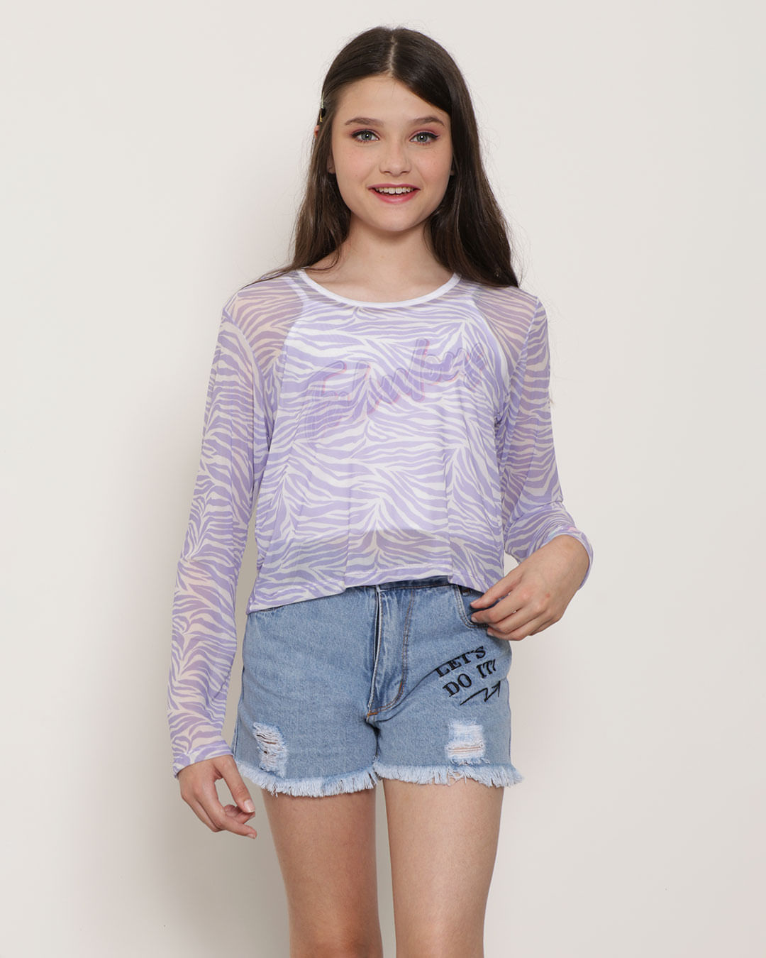 Blusa-Juvenil-Sobreposicao-Tule-Animal-Print--Branca-e-Lilas