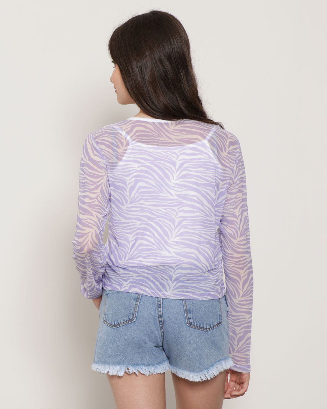 Blusa-Juvenil-Sobreposicao-Tule-Animal-Print--Branca-e-Lilas