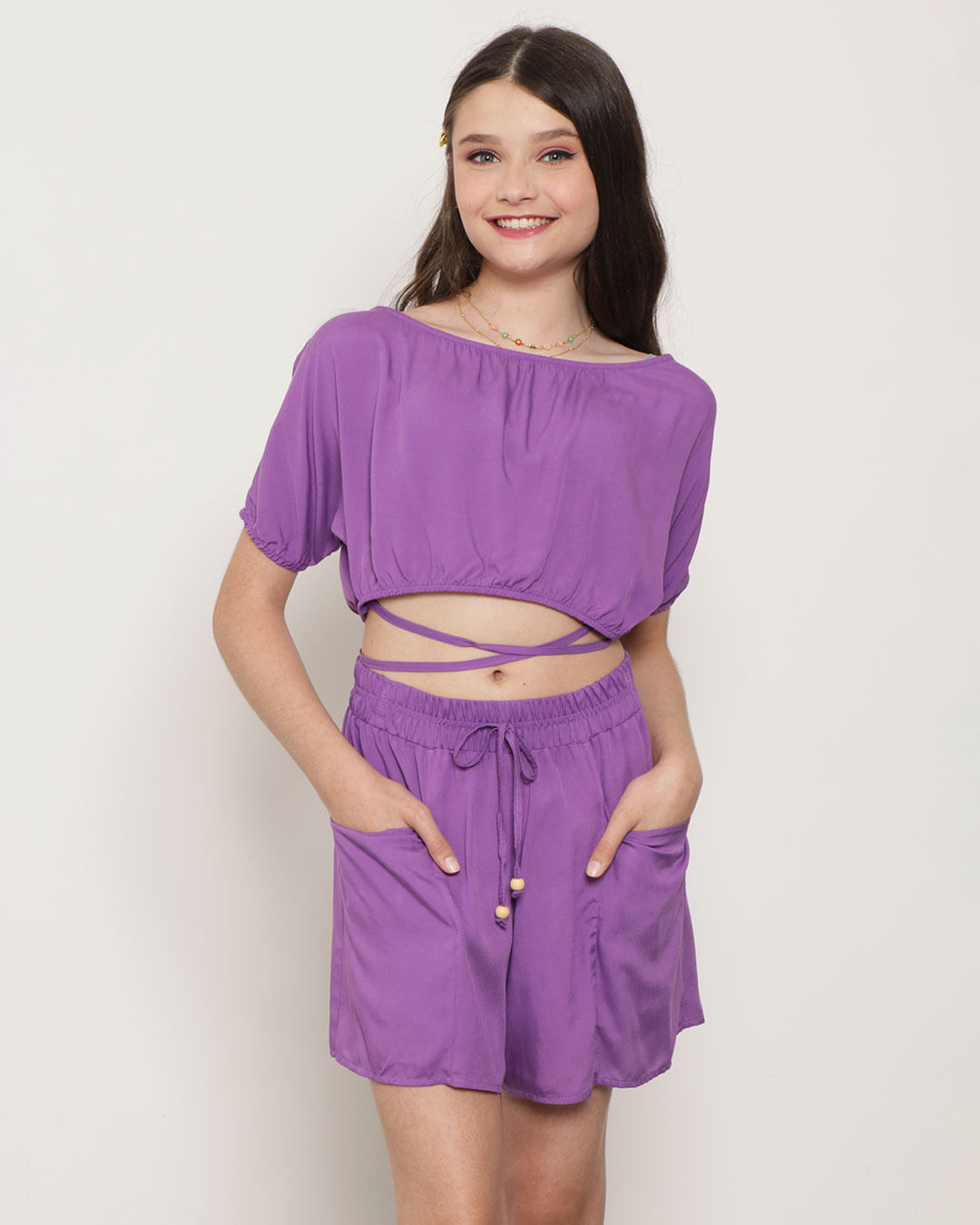 Blusa-Cropped-Juvenil-Viscose-Com-Cordao-Roxo