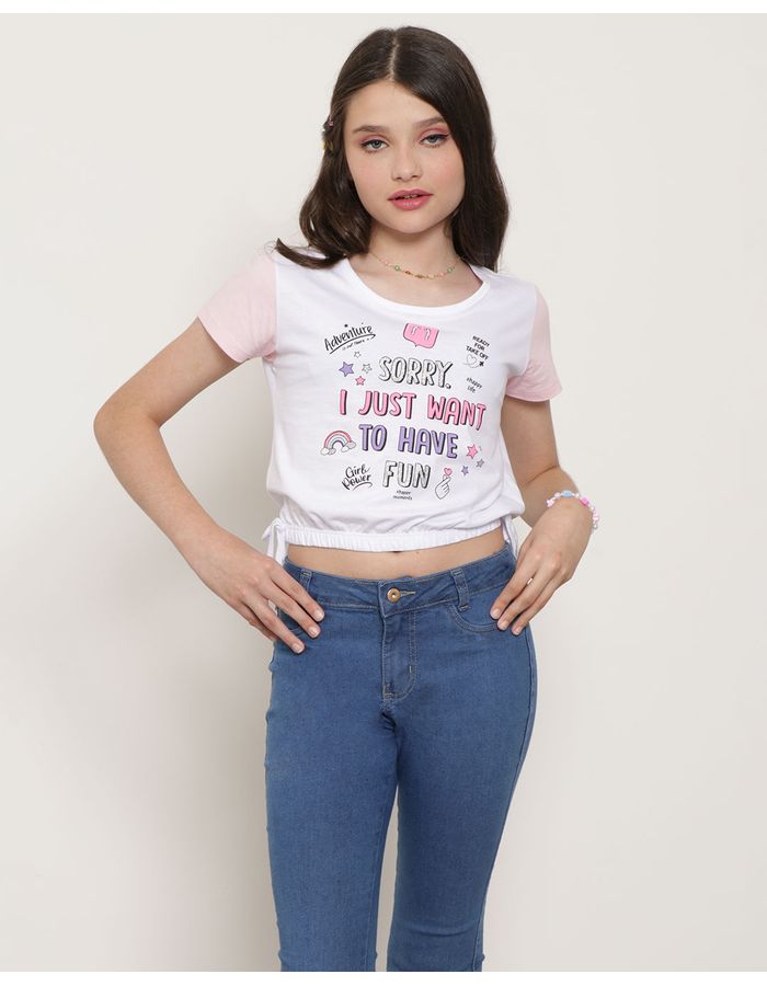 Blusa-Cropped-Juvenil-Estampa-Divertida-Branca