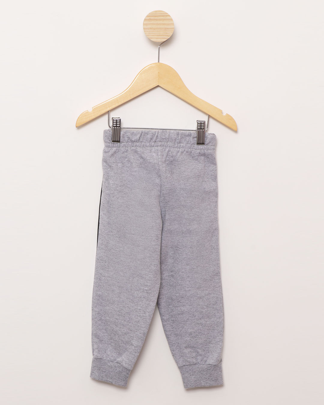 Calca-Moletom-Bebe-Jogger-Vies-Contrastante-Cinza