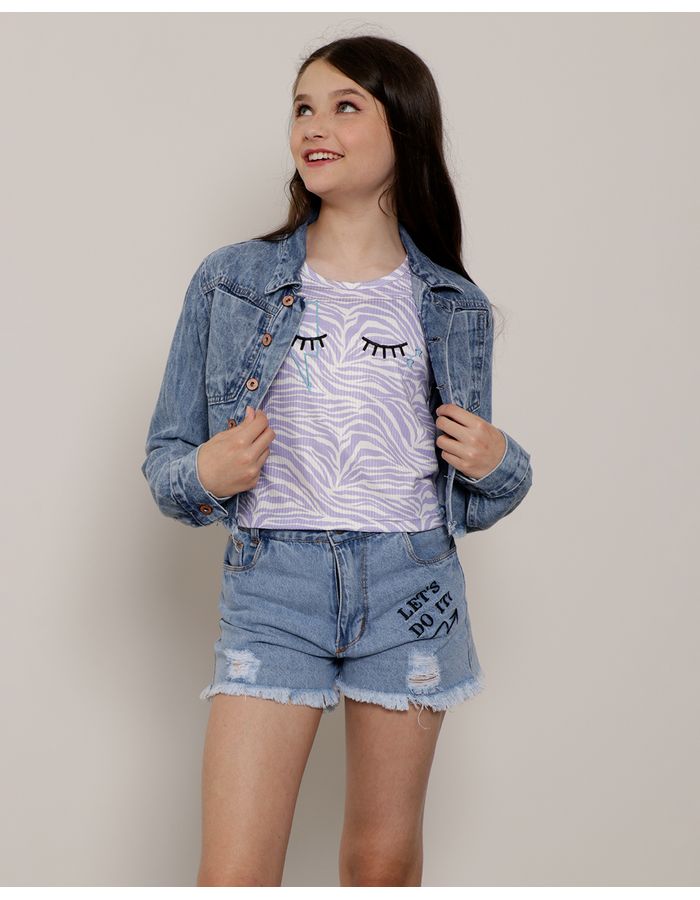 Jaqueta-Jeans-Juvenil-Barra-Desfiada-Bolso-Azul