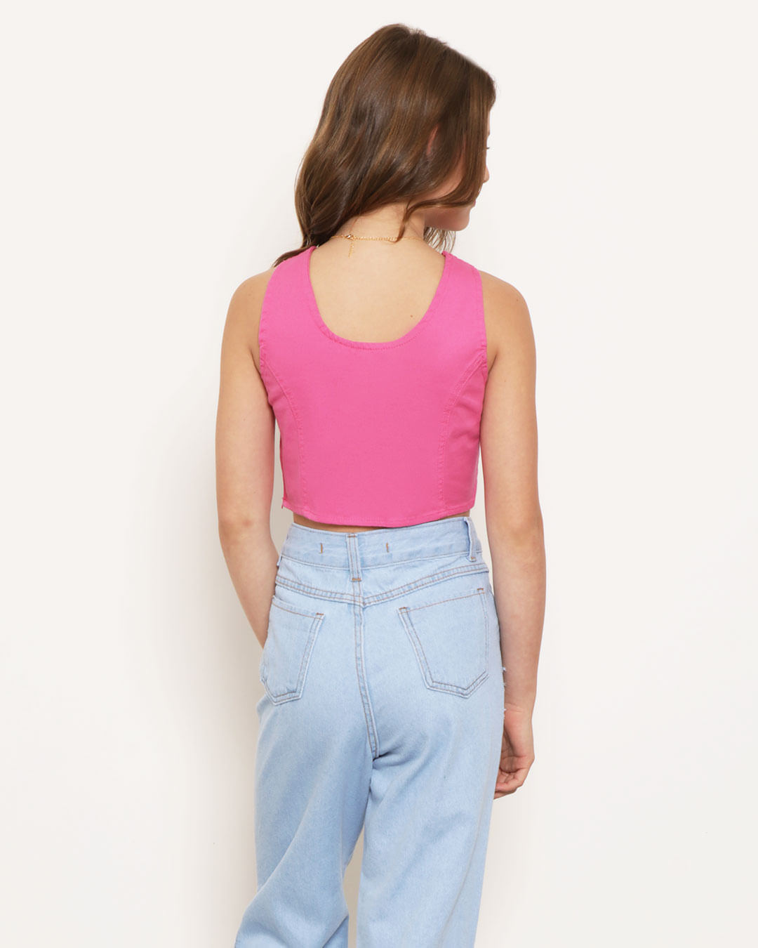 Blusa-Sarja-Juvenil-Cropped-Com-Ziper-Rosa