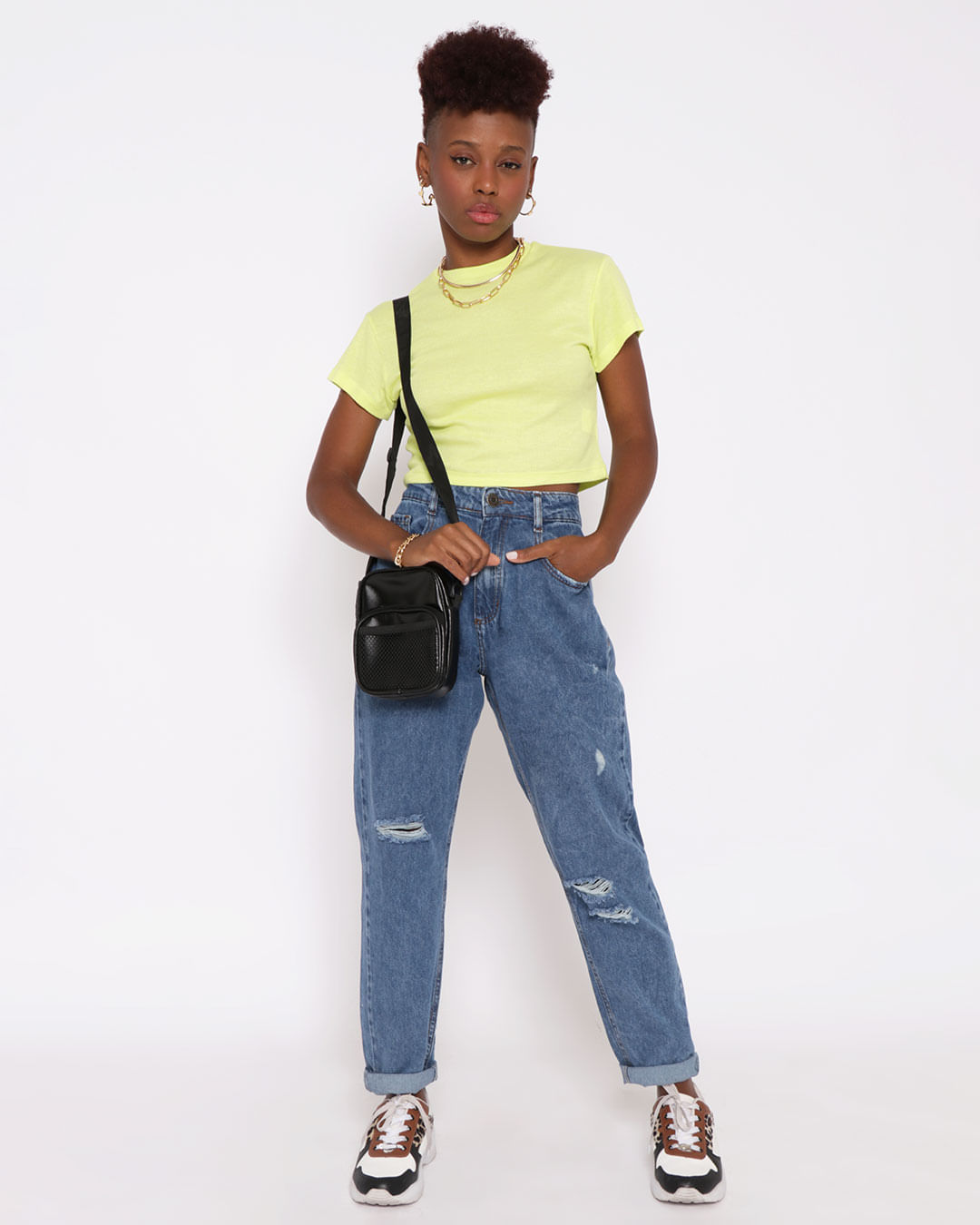 Blusa-Cropped-Feminina-Canelada-Neon-Verde