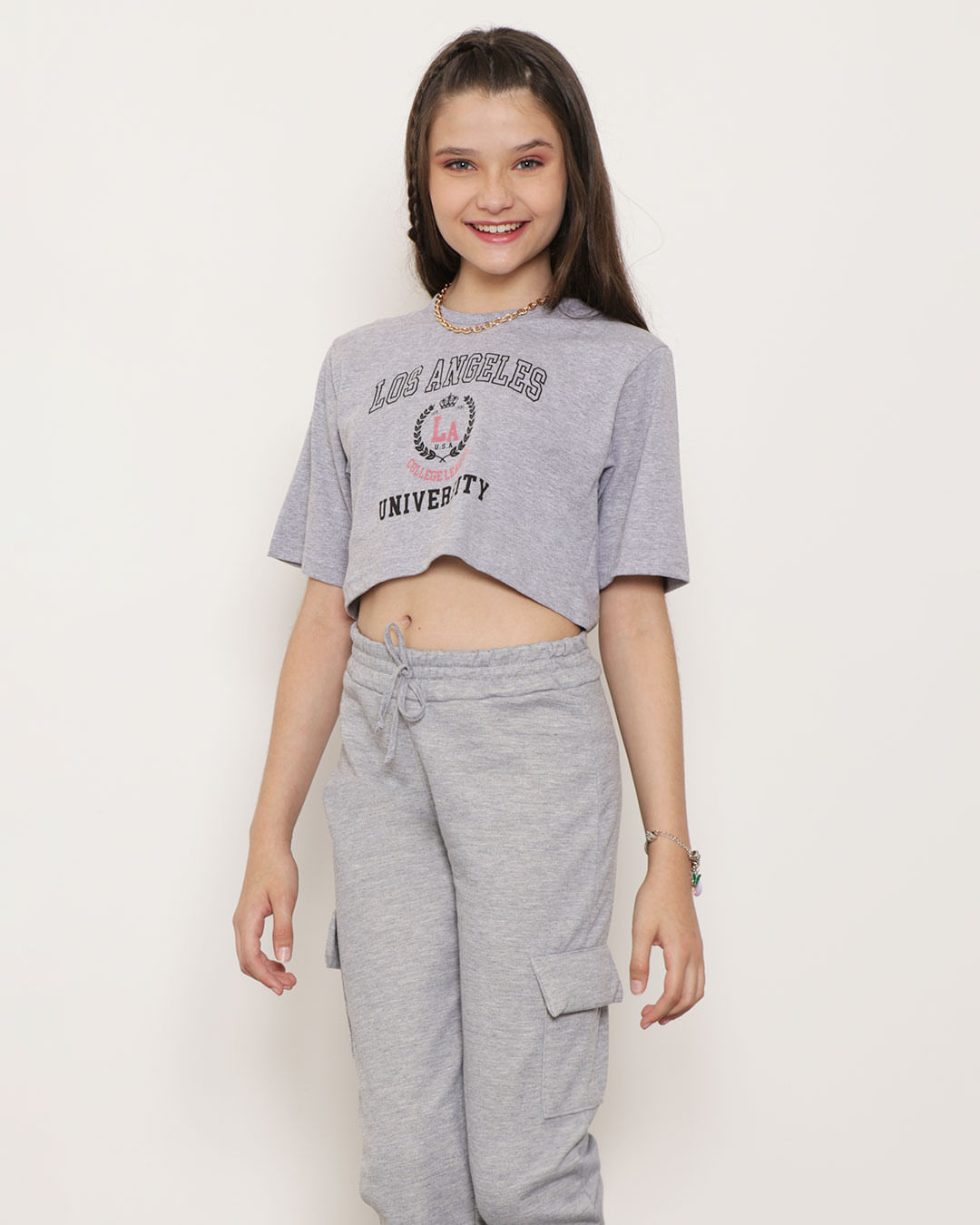 Blusa-Cropped-Juvenil-Estampa-Los-Angeles-Cinza