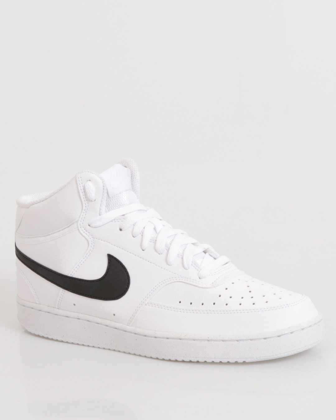 T nis Masculino Cano Alto Court Vision Mid Nike Branco