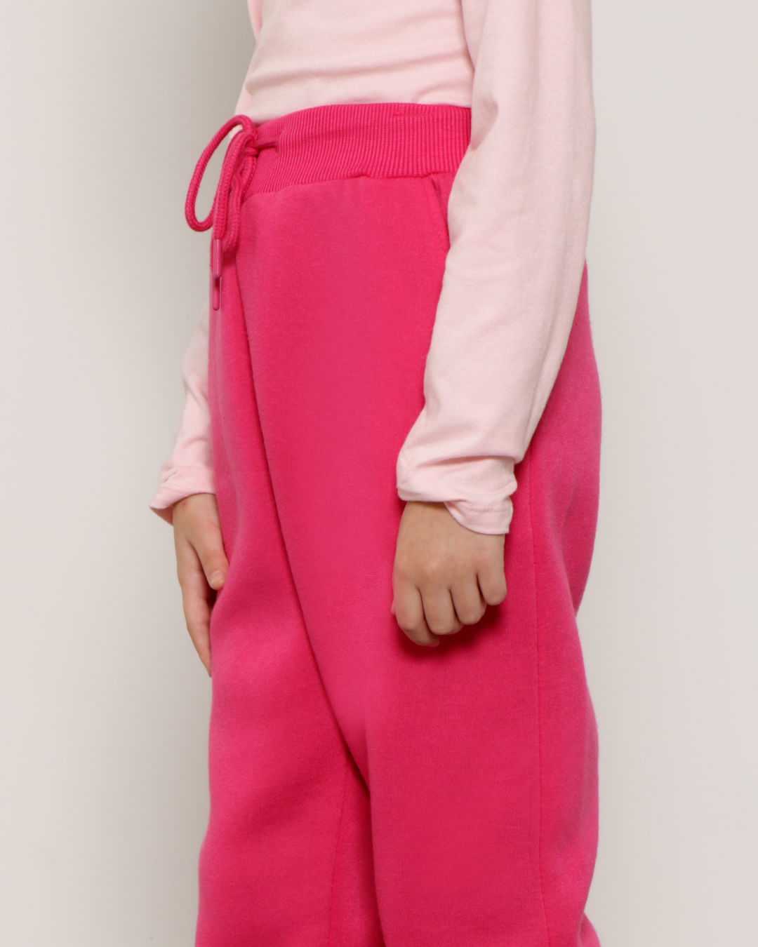 Calca-Moletom-Infantil-Jogger-Com-Bolso-Rosa