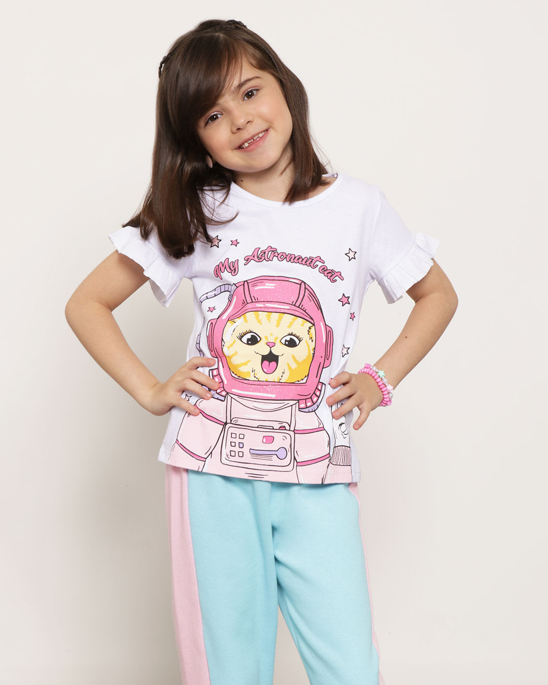 Blusa-Infantil-Gatinha-Astronauta-Branca-