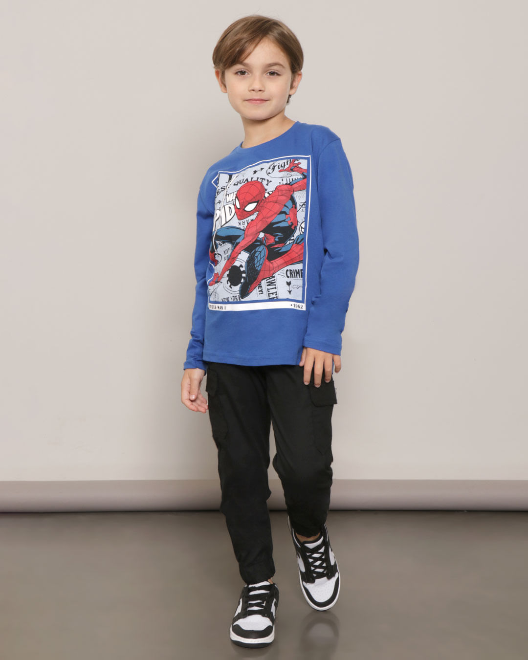 ​Camiseta-Infantil-Homem-Aranha-Marvel-Azul