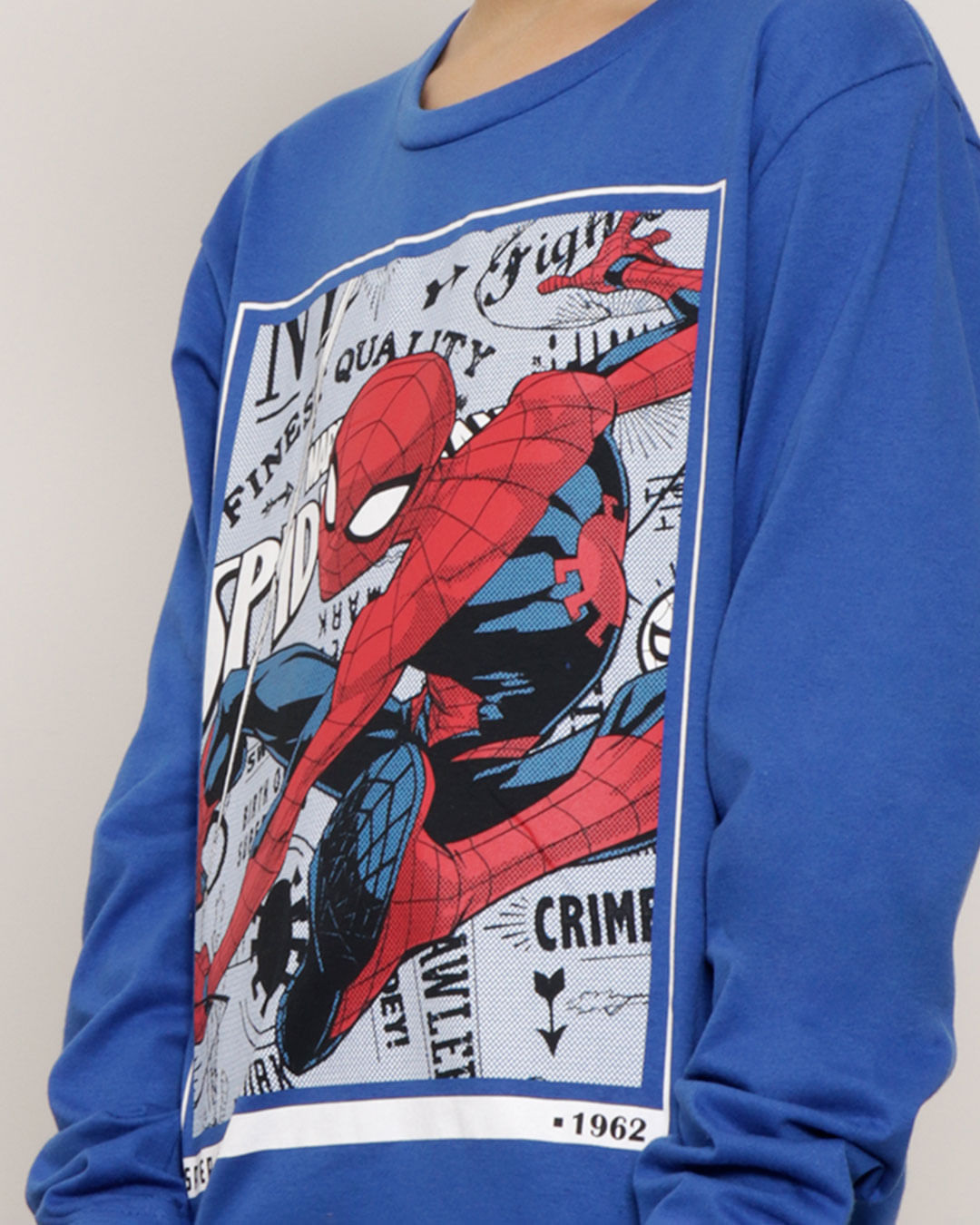 ​Camiseta-Infantil-Homem-Aranha-Marvel-Azul
