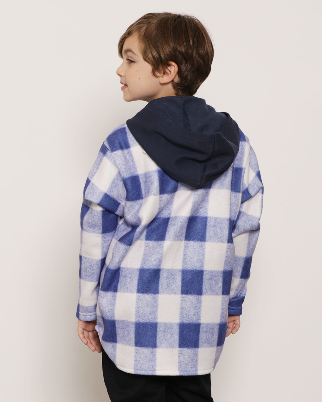 Camisa-Infantil-Soft-Com-Capuz-Estampa-Xadrez-Azul