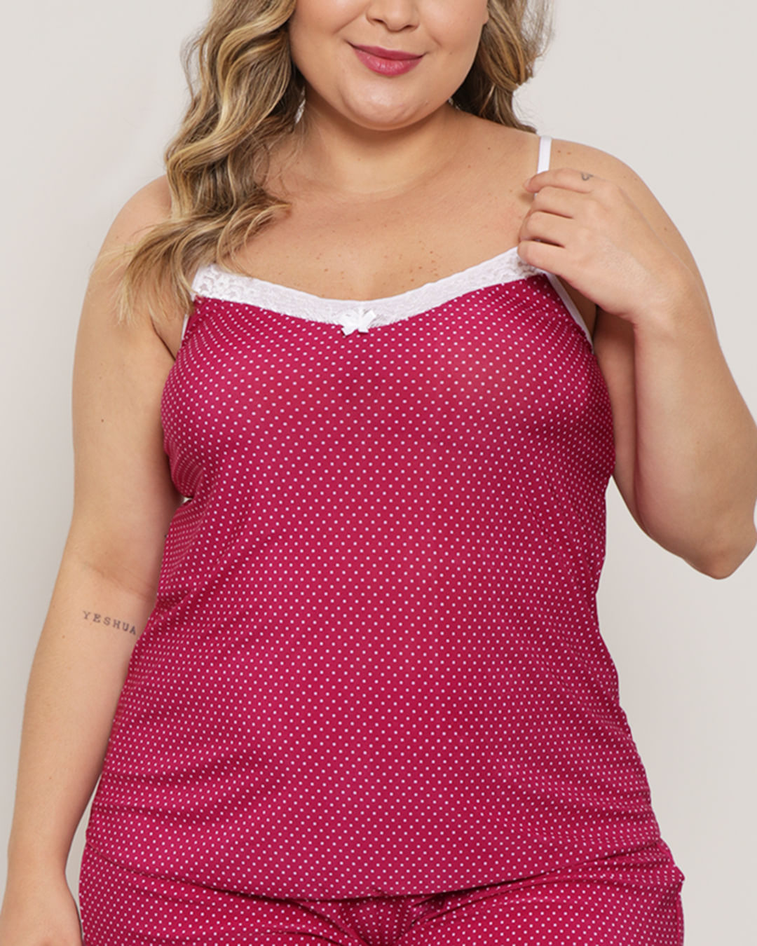 Short-Doll-Plus-Size-Feminino-Poa-Rosa