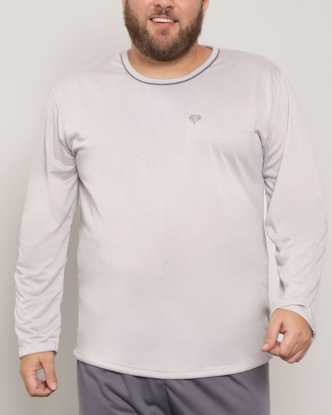 Pijama-Plus-Size-Masculino-Longo-Cinza