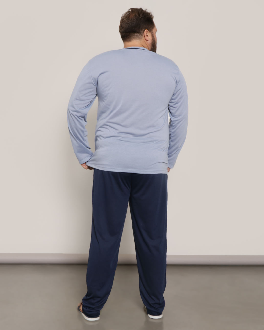 Pijama-Plus-Size-Masculino-Longo-Azul