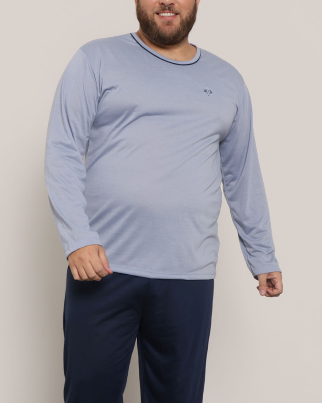 Pijama-Plus-Size-Masculino-Longo-Azul