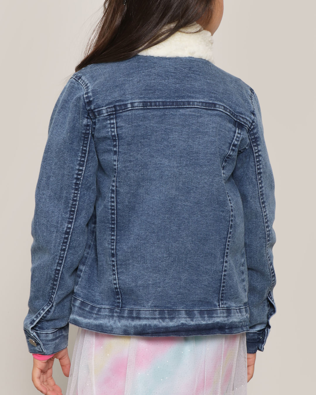 Jaqueta-Jeans-Infantil-Capuz-Sherpa-Azul