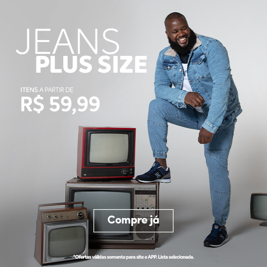 Plus Size - Masculino - Jeans