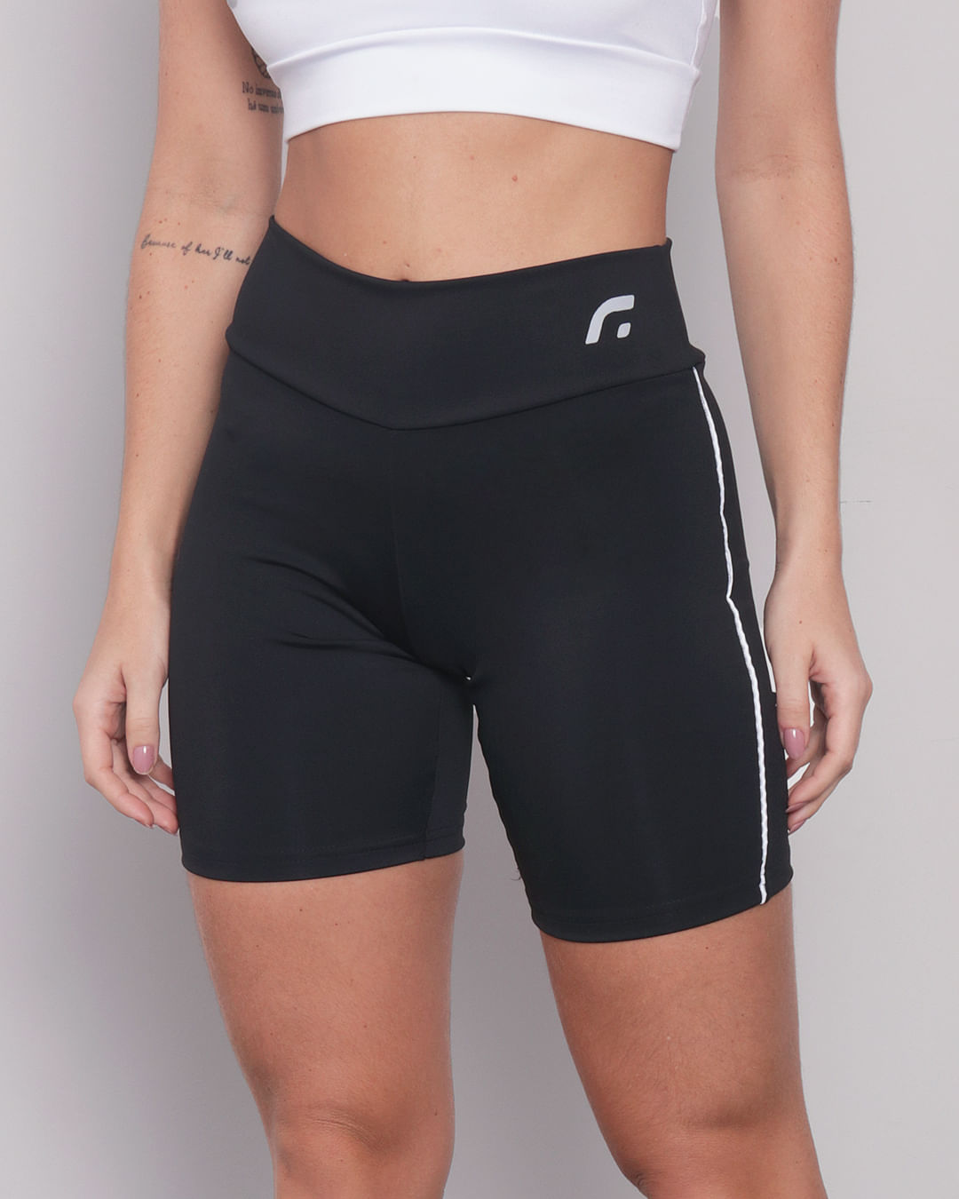 Short-Feminino-Ciclista-Cos-Largo-Fitness-Fitter-Preto