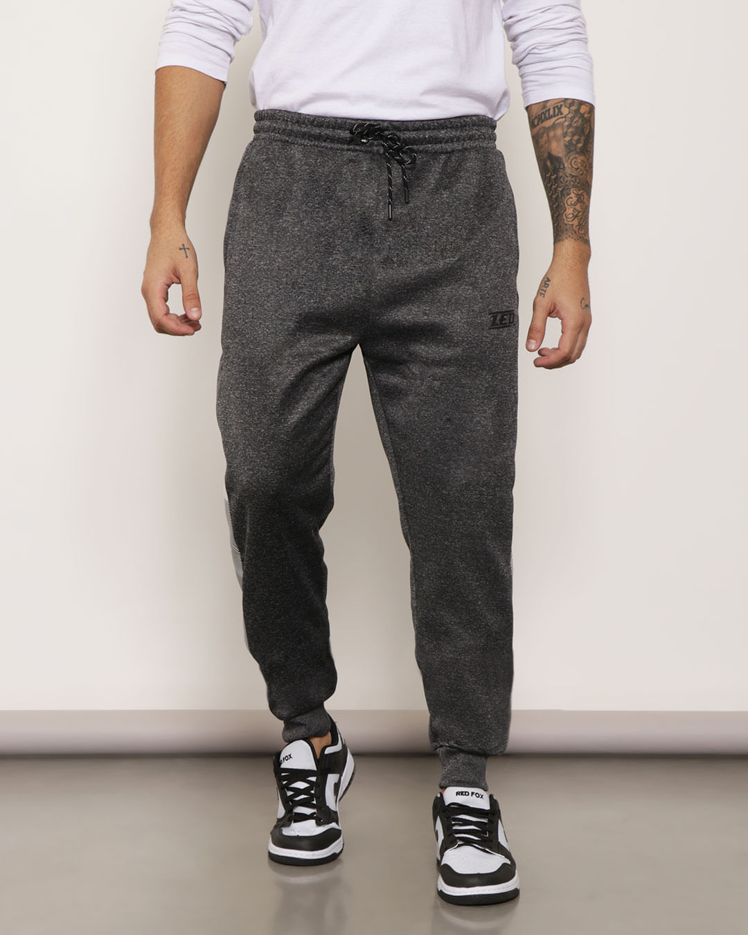 Calca-Masculina-Helanca-Jogger-Com-Recorte-Cinza