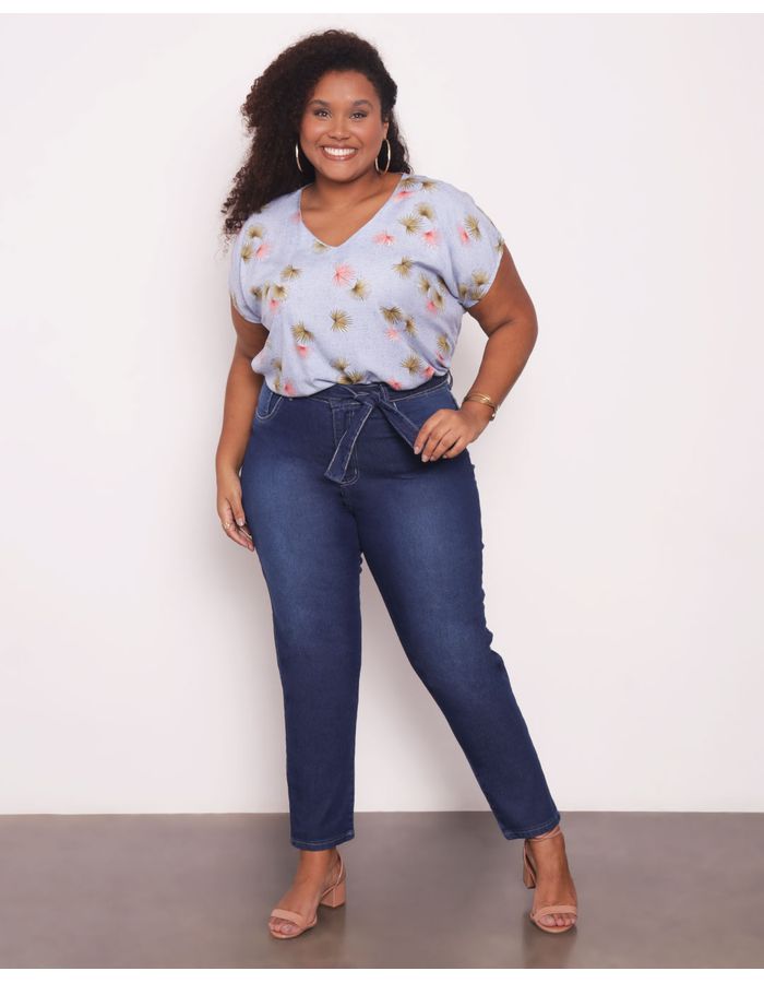 Calca-Jeans-Plus-Size-Feminino-Reta-Com-Faixa-Azul