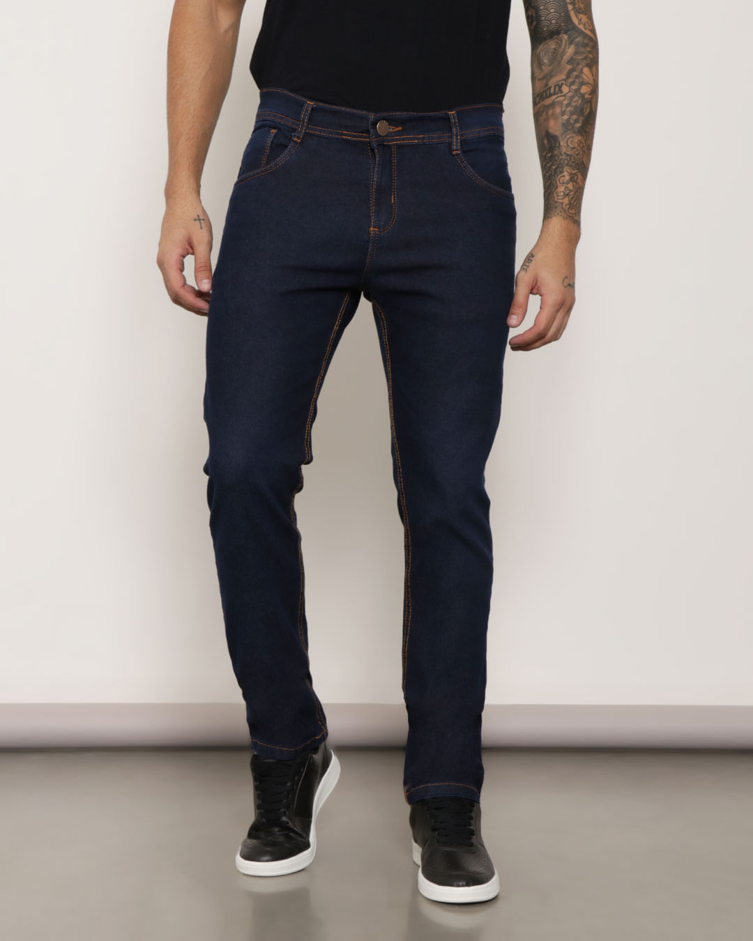 Calca-Jeans-Masculina-Slim-Azul