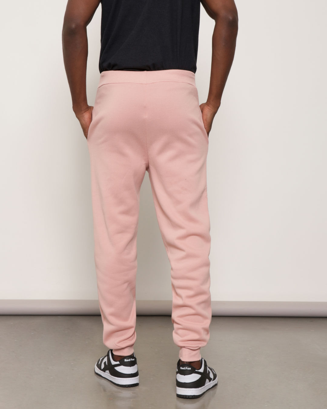 Calca-Moletom-Masculina-Jogger-Com-Estampa-Dopamine-Rosa