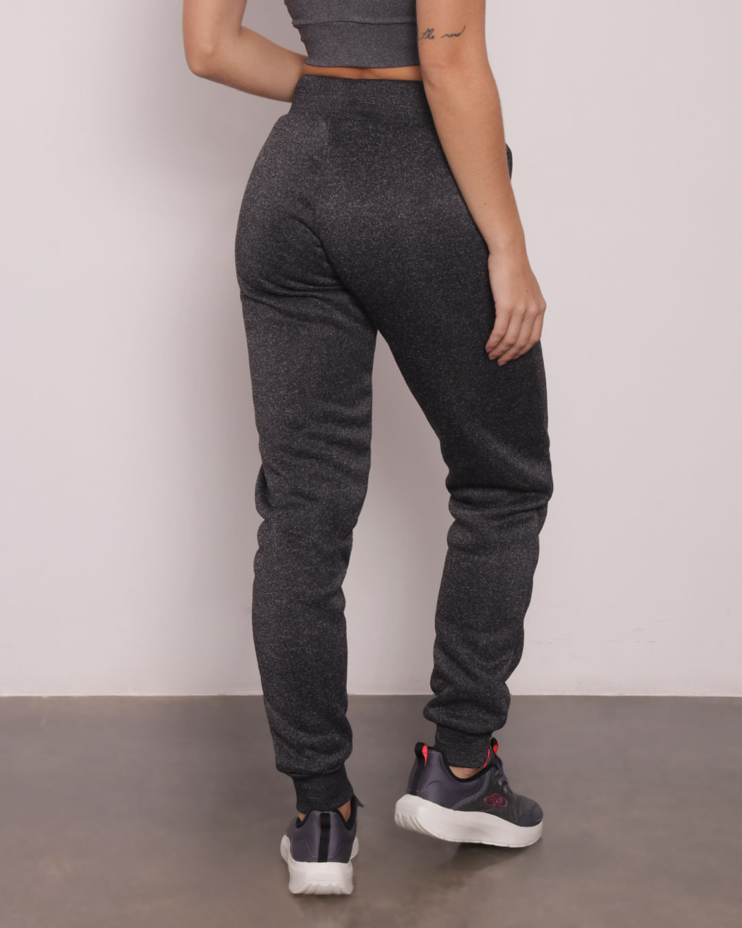 Calca-Moletom-Feminina-Jogger-Fitness-Fitter-Cinza-Escuro