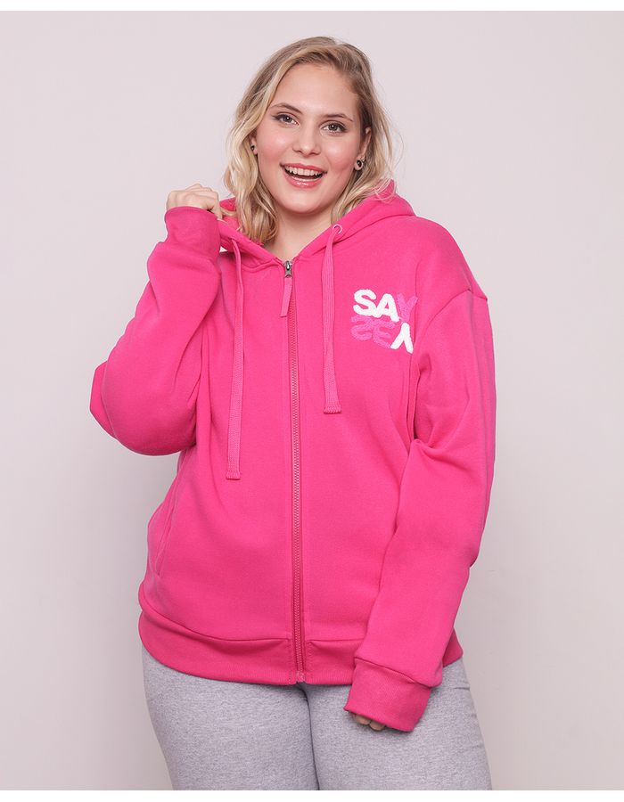 Casaco-Moletom-Feminino-Plus-Size-Rosa