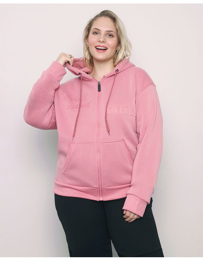 Casaco-Plus-Size-Feminino-Moletom-Rosa