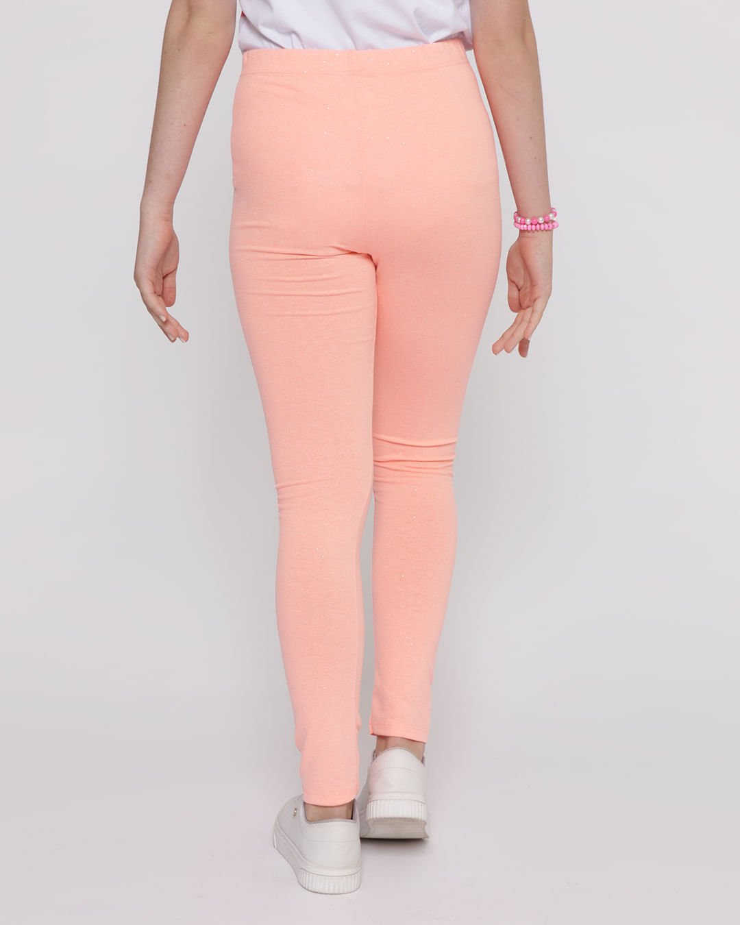 Calca-Legging-Juvenil-Glitter-Neon-Laranja