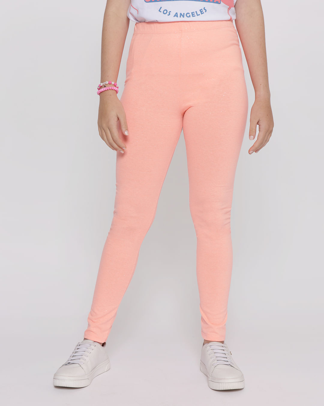 Calca-Legging-Juvenil-Glitter-Neon-Laranja