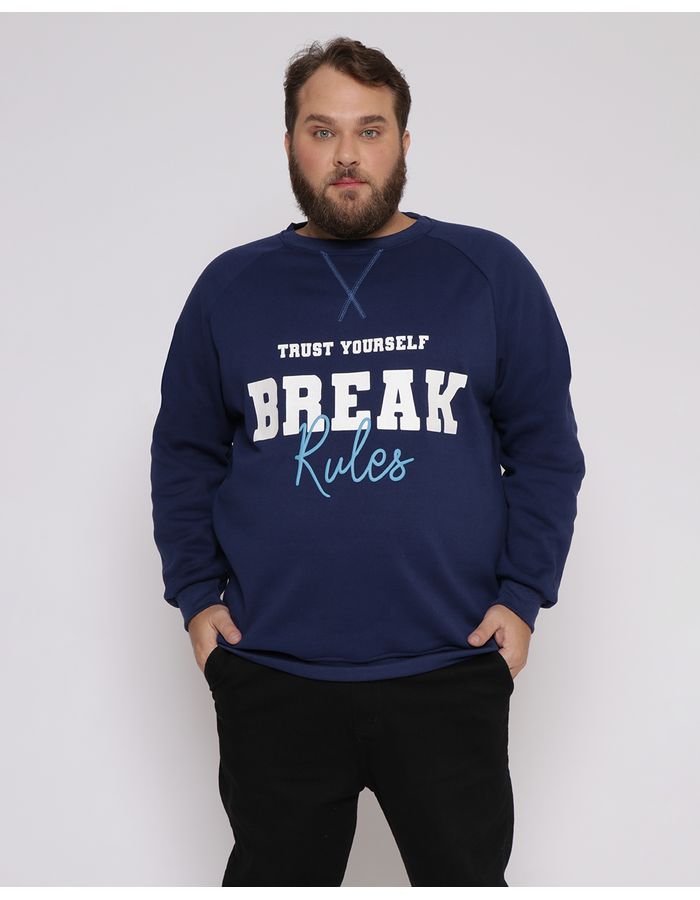 Blusao-Moletom-Plus-Size-Masculino-Break-Manga-Longa-Marinho