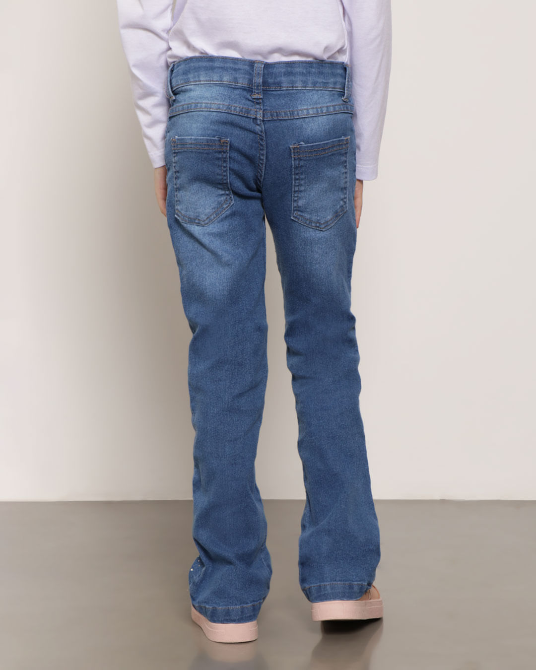 Calca-Jeans-Infantil-Flare-Com-Cintura-Regulavel-Azul