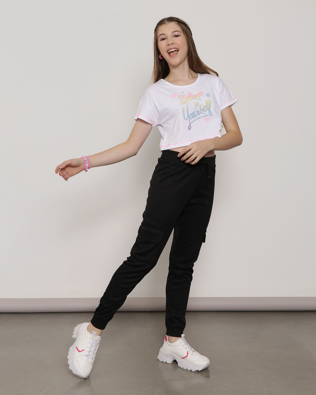 Blusa-Juvenil-Cropped-Believe-In-Yourself-Branca