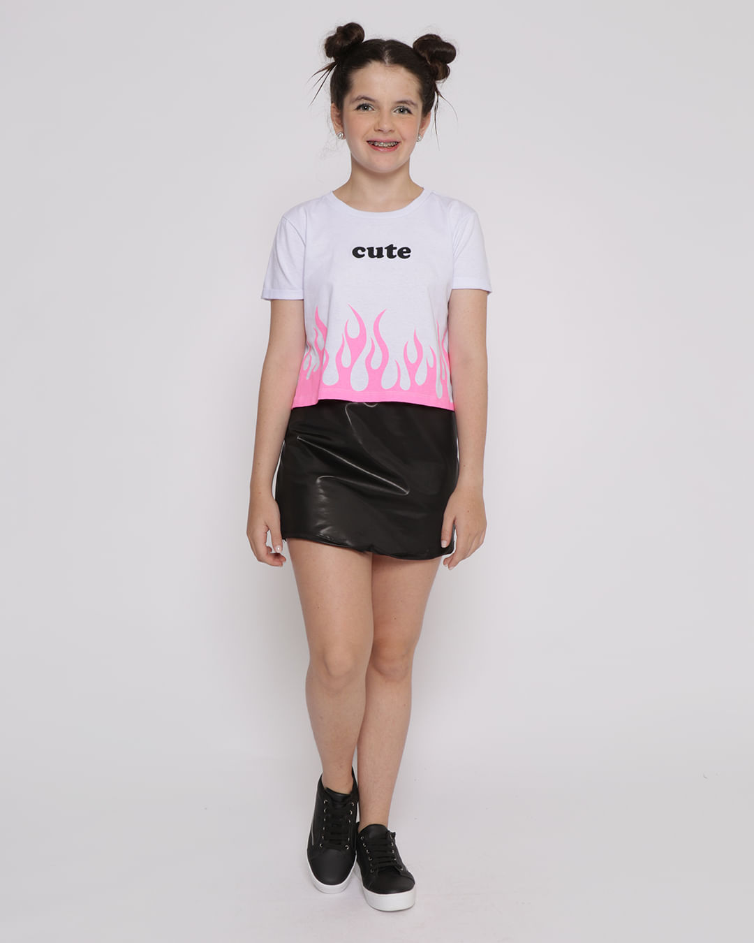 Short-Saia-Juvenil-Cirre-Preto