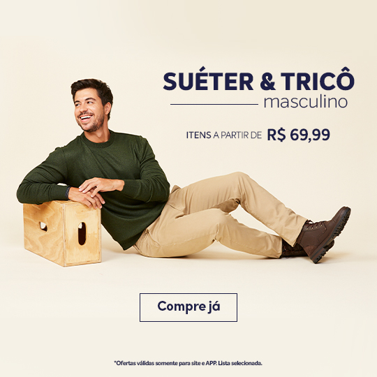 Masculino - Suéter e Tricô