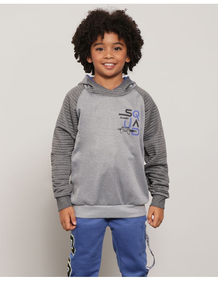 Blusao-Infantil-Helanca-Com-Manga-Raglan-Canelada-Cinza