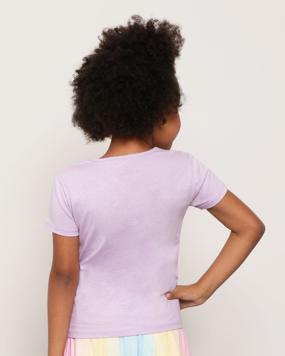 Blusa-Infantil-Manga-Curta-Estampa-Unicornio-Lilas-Claro-