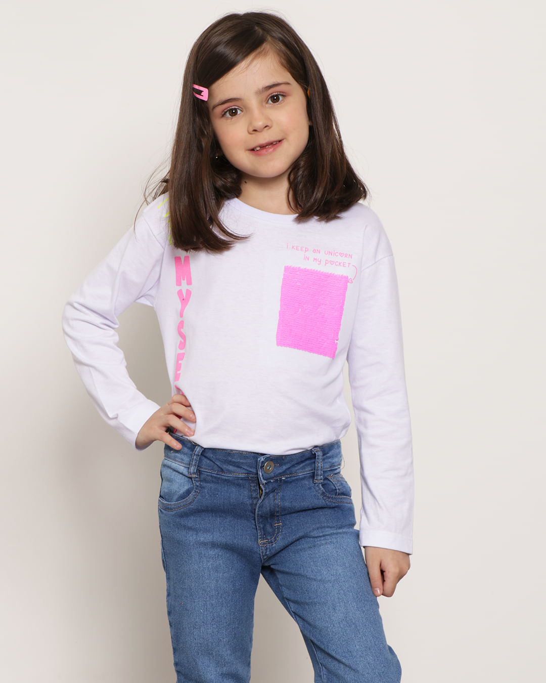 ​Blusa-Infantil-Paete-Reversivel-Branca