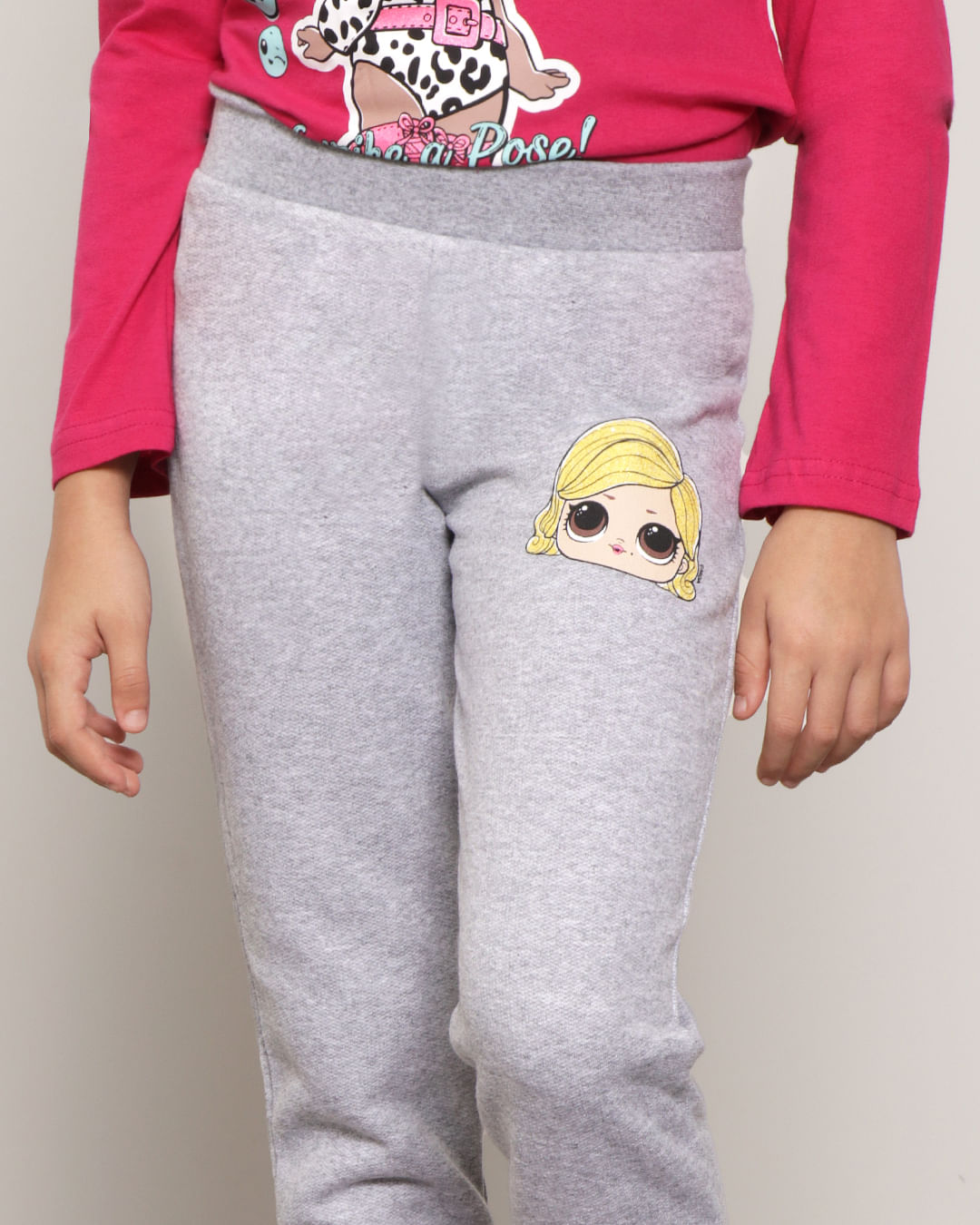 Calca-Moletom-Infantil-Jogger-LOL-Cinza