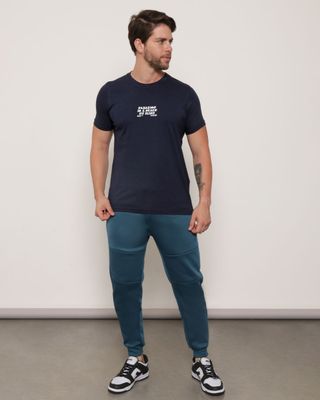 Calca-Masculina-Com-Bolso-Helanca-Jogger-Azul