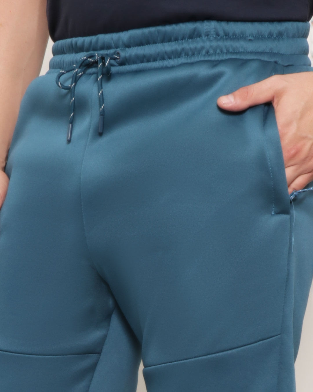 Calca-Masculina-Com-Bolso-Helanca-Jogger-Azul